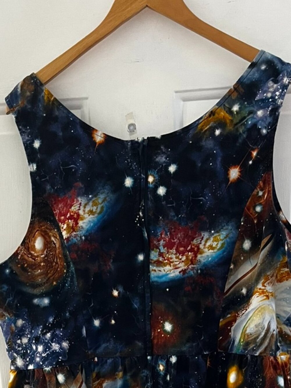 Modcloth Plus-Size Retro Rockabilly Outer-Space Galaxy Science QuirkyDress Sz 3x - Picture 8 of 11